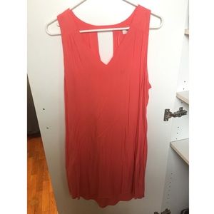 Coral Old Navy shift dress